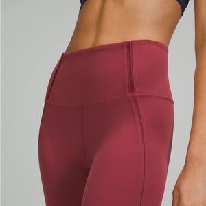 Lululemon Nulu Mesh Panels High-Rise Tight 25" in
Mulled Wine - 12